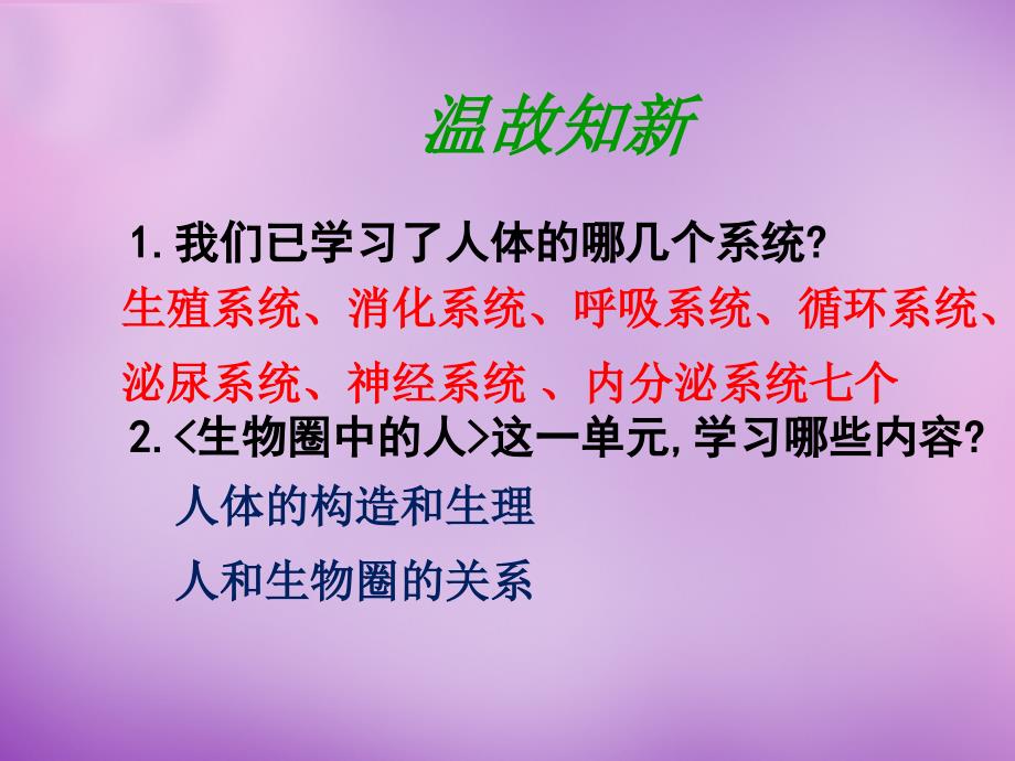 河北省平泉县第四中学七年级生物下册 7.1 分析人类活动对生态环境的影响课件 新人教版_第2页