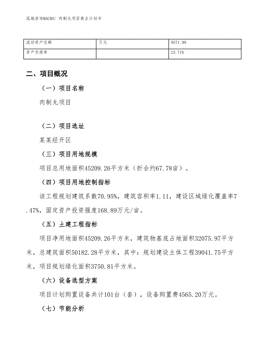 （项目计划）肉制丸项目商业计划书_第4页