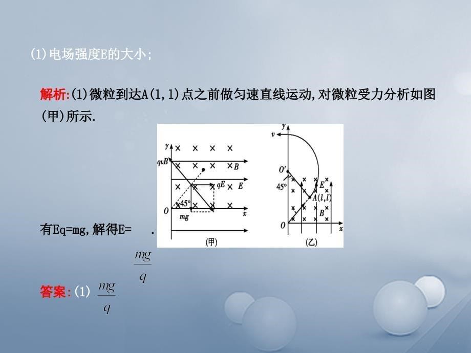 2018-2019学年高中物理习题课六带电粒子在复合场中的运动课件教科版选修_第5页