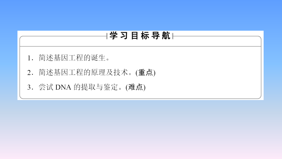 【中图版】2018年高中生物选修三：1.1.1《基因工程的原理》ppt课件_1_第2页