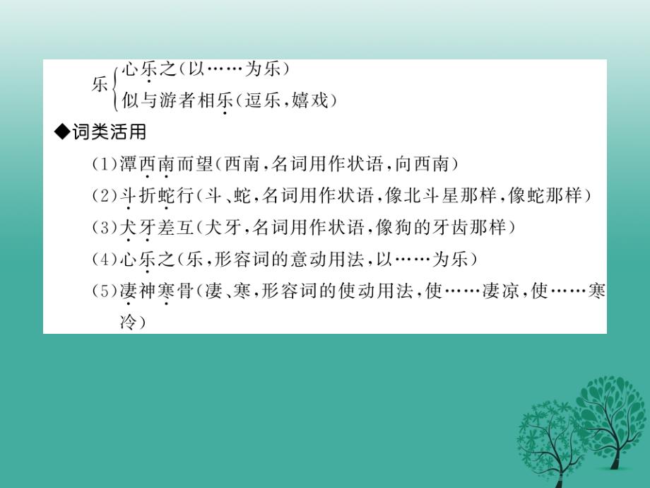 2018春八年级语文下册第六单元26小石潭记课件新版新人教版_第3页