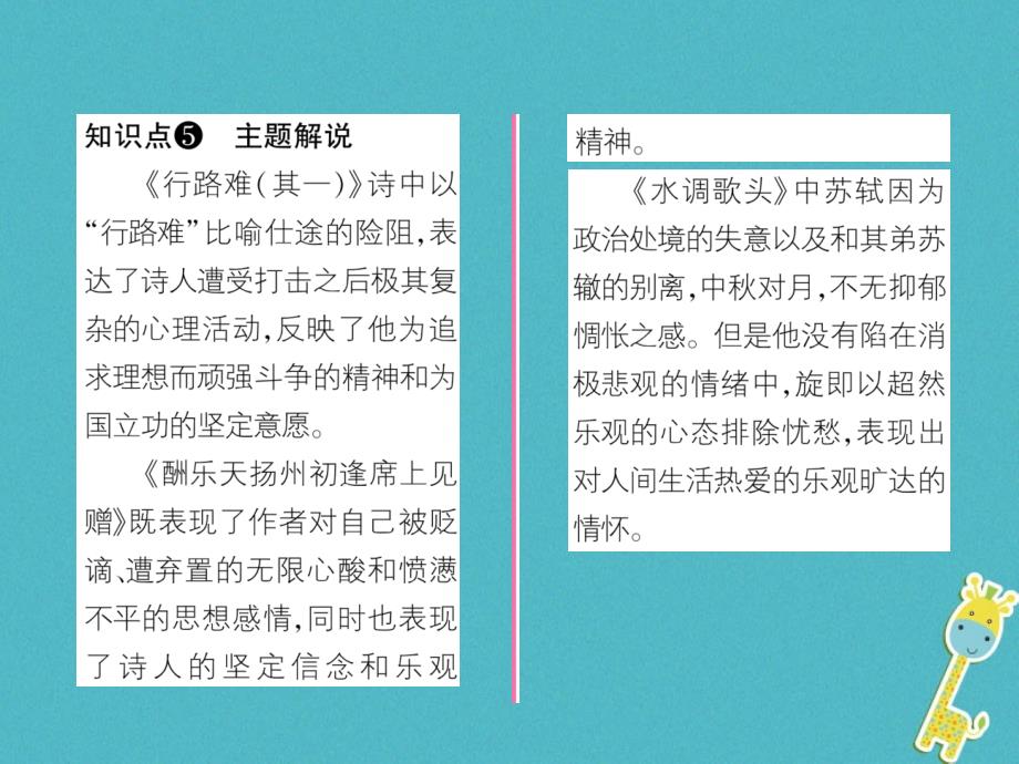 2018年九年级语文上册第三单元13诗词三首作业课件新人教版_第4页