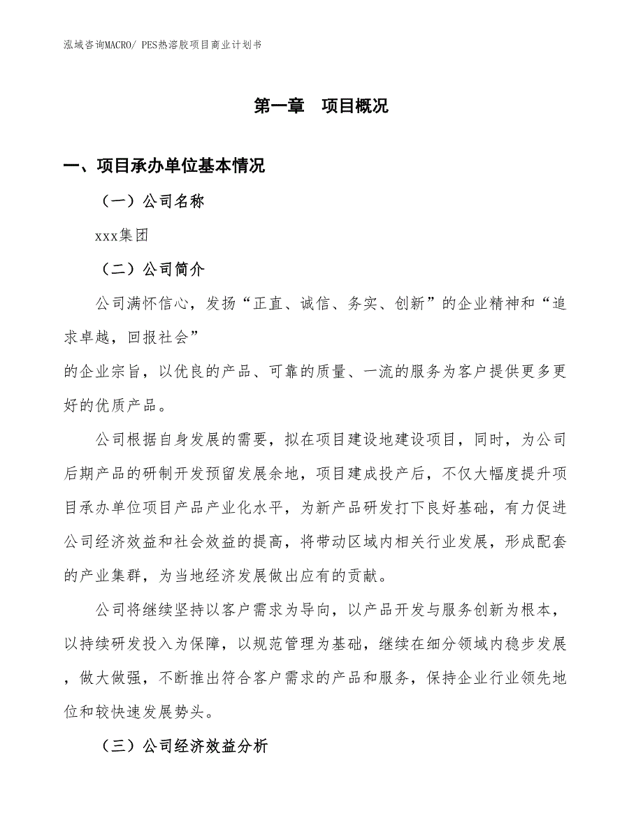 （创业）PES热溶胶项目商业计划书_第3页