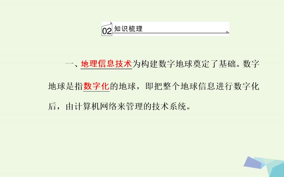 2018-2019年高中地理专题十地理信息技术的应用考点4数字地球的含义课件_第4页