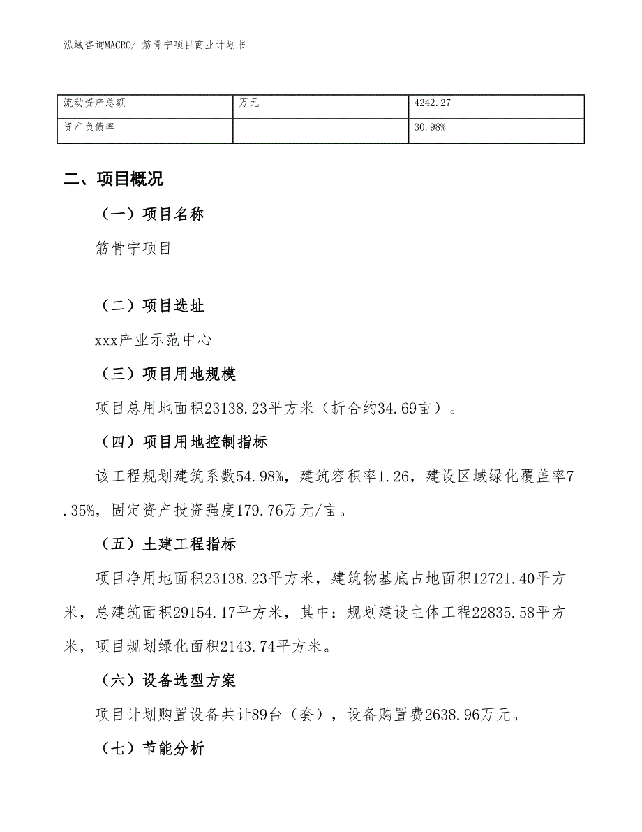 （融资）筋骨宁项目商业计划书_第4页