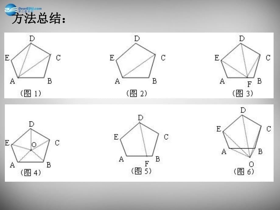 甘肃省八年级数学下册 6.4 多边形的内角和与外角和课件1 （新版）北师大版_第5页