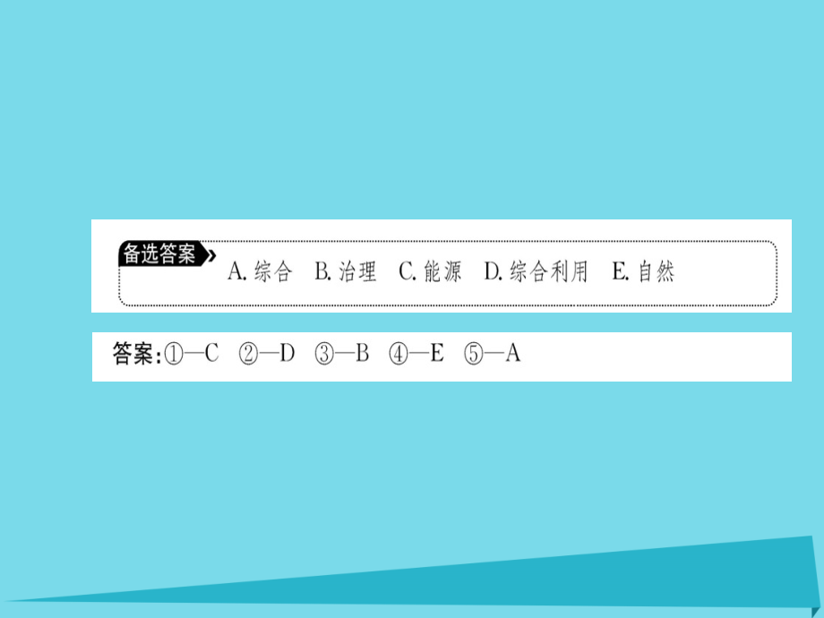 2018年秋高中地理 第三章 区域自然资源综合开发利用阶段复习课课件 新人教版必修3_第3页