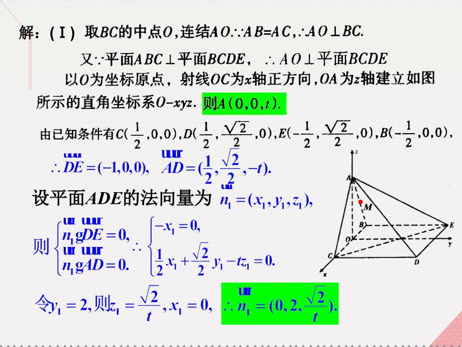 广东省广州市2018高考数学一轮复习 用立体几何中向量方法——求空间角与距离05课件_第2页