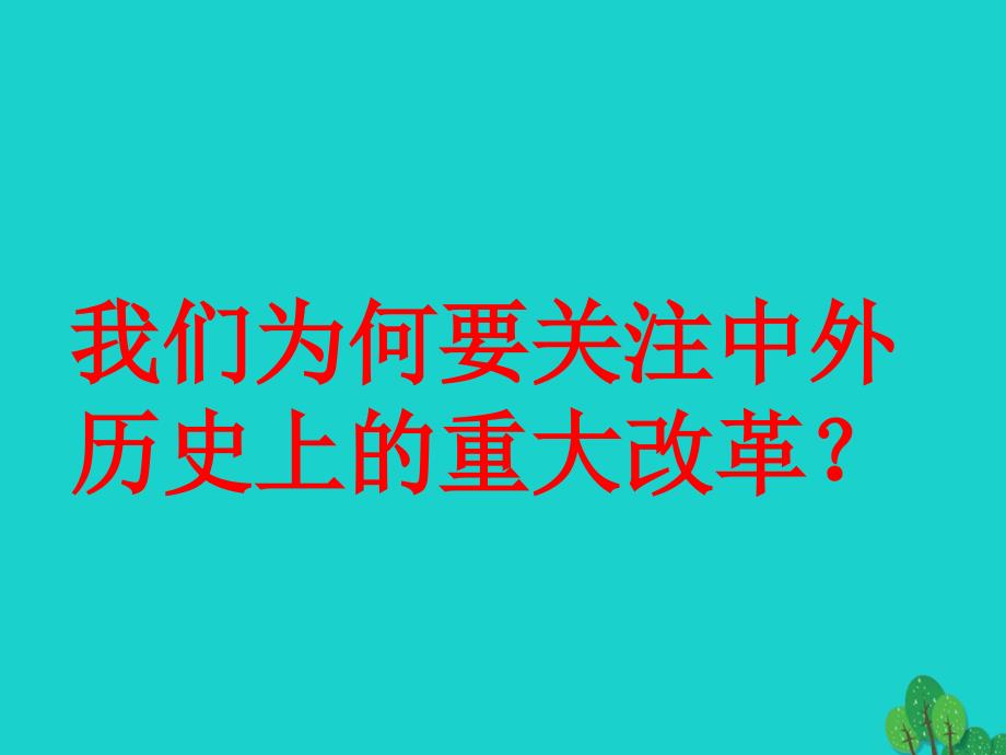 2018年中考历史 中外近现代的重大改革复习课件 新人教版_第3页