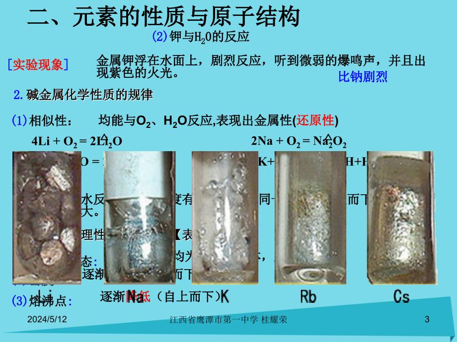 江西省2018-2019学年高中化学 第1章 第1节 元素周期表（第2课时）课件 新人教版必修2_第3页