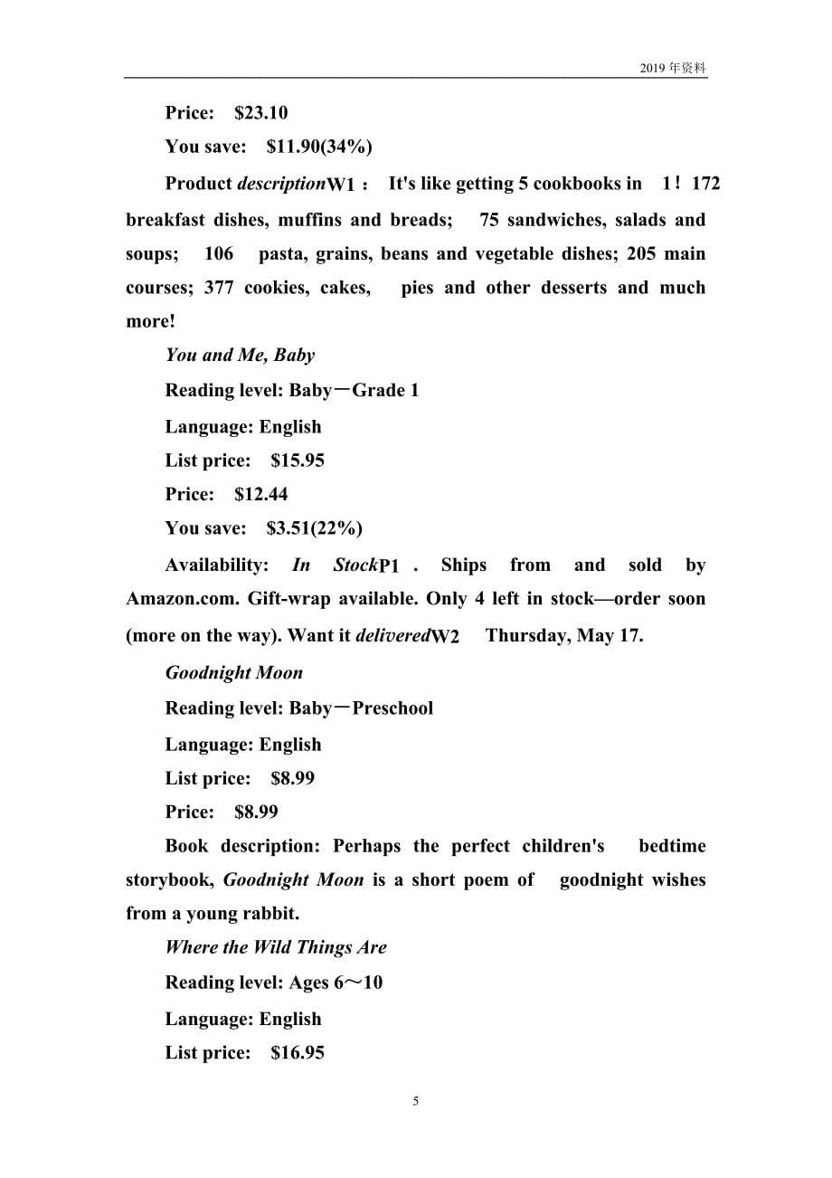 2018-2019学年高中北师大版英语必修四同步检测unit 10 money10-3含答案_第5页