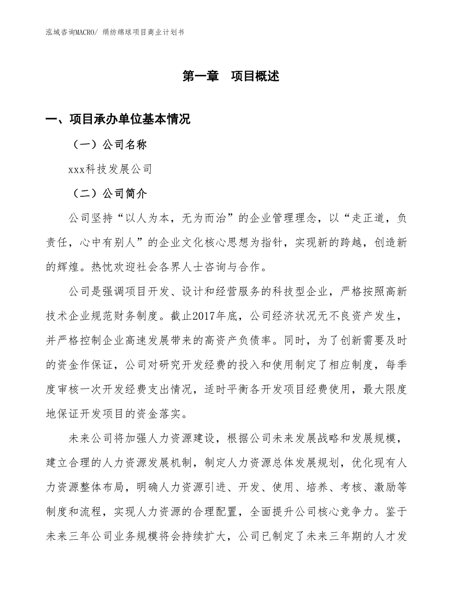 （创业）绢纺绵球项目商业计划书_第2页