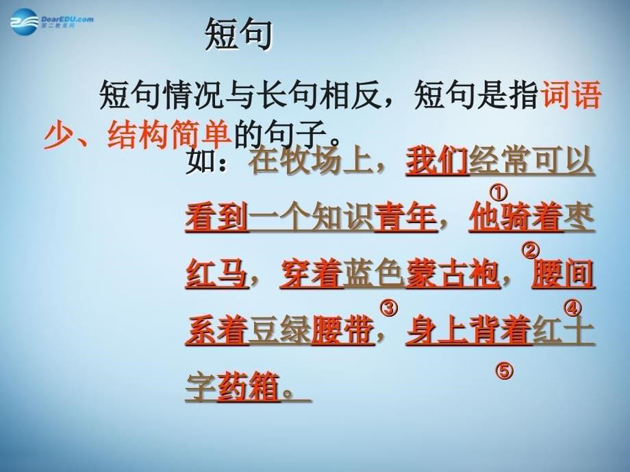 辽宁省沈阳市第二十一中学2018届高考语文 专题 短句变长句定稿复习课件_第5页