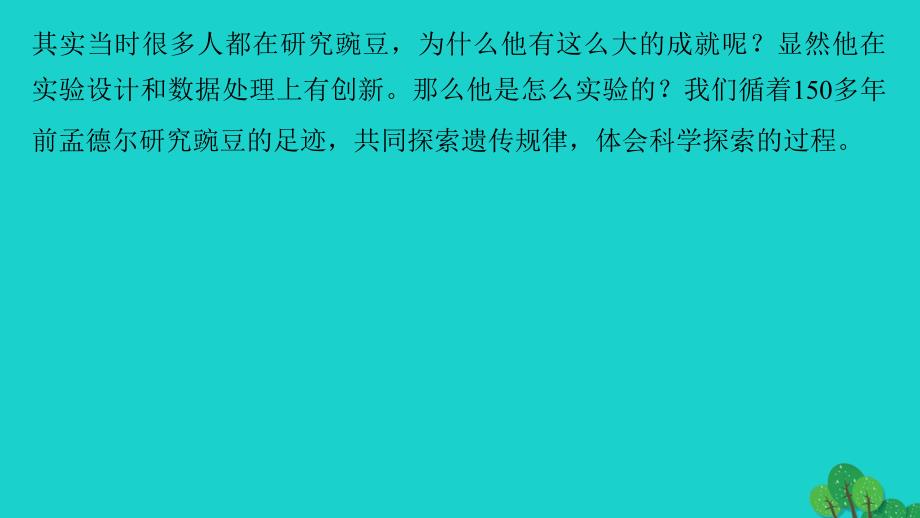 2018-2019学年高中生物 1.1.1 一对相对性状的杂交实验过程和解释课件 新人教版必修2_第4页