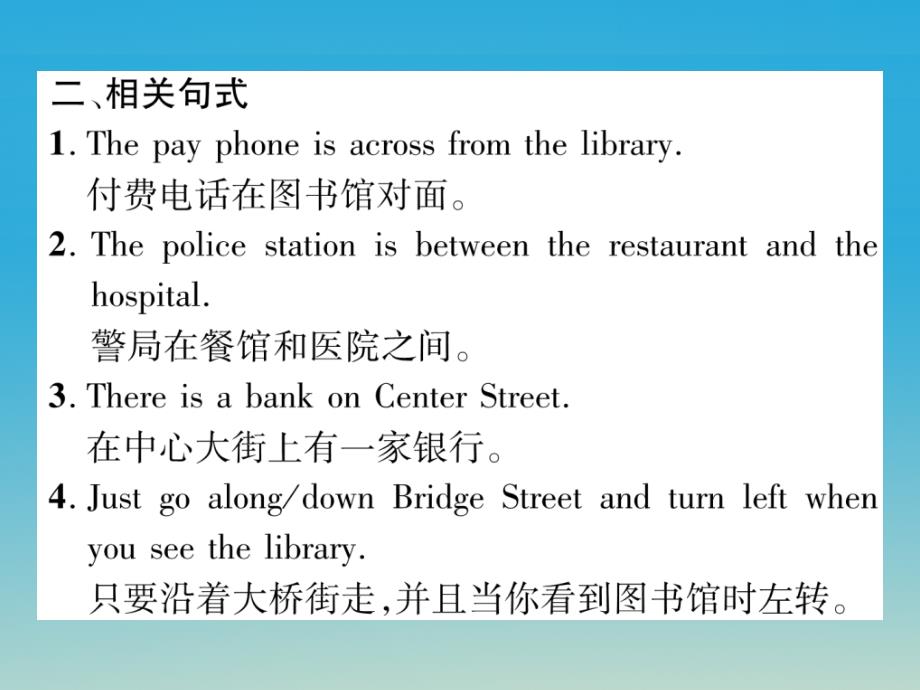 贵阳专版2018七年级英语下册unit8isthereapostofficenearhere同步作文指导习题课件新版人教新目标版_第3页