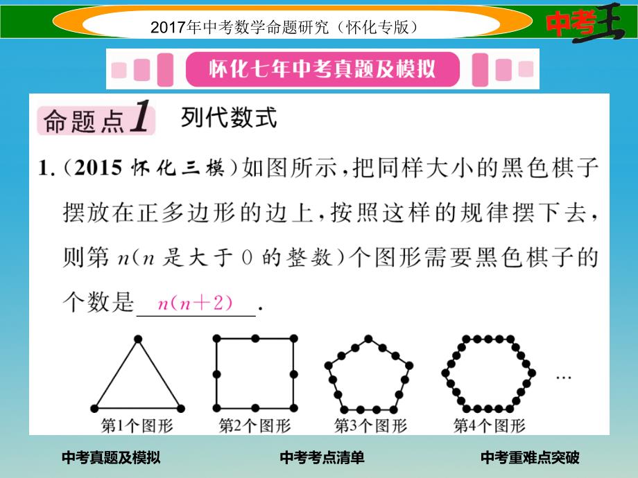 （怀化专版）2018年中考数学总复习 第一编 教材知识梳理篇 第一章 数与式 第三节 代数式及整式运算（精讲）课件_第2页