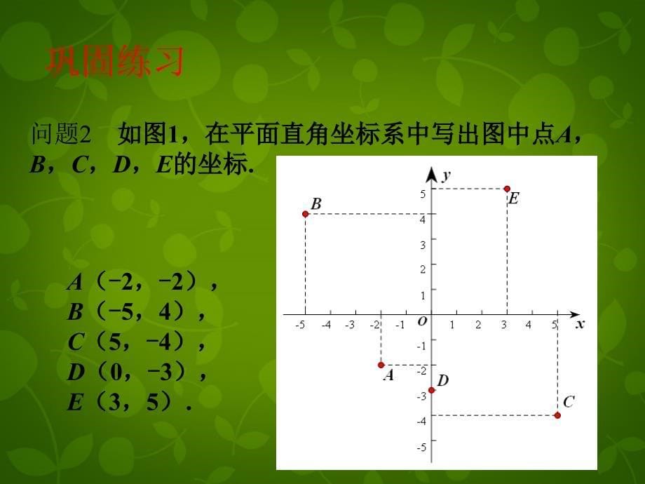 云南省剑川县马登镇初级中学七年级数学下册 7.1 平面直角坐标系（第3课时）课件 新人教版_第5页