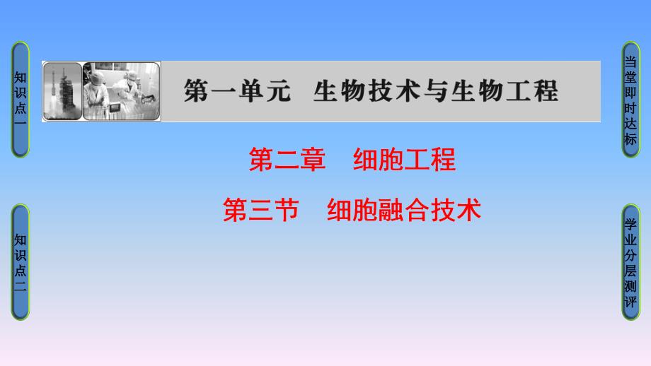 2018年中图版高中生物选修三1.2.3《细胞融合技术》ppt课件_1_第1页