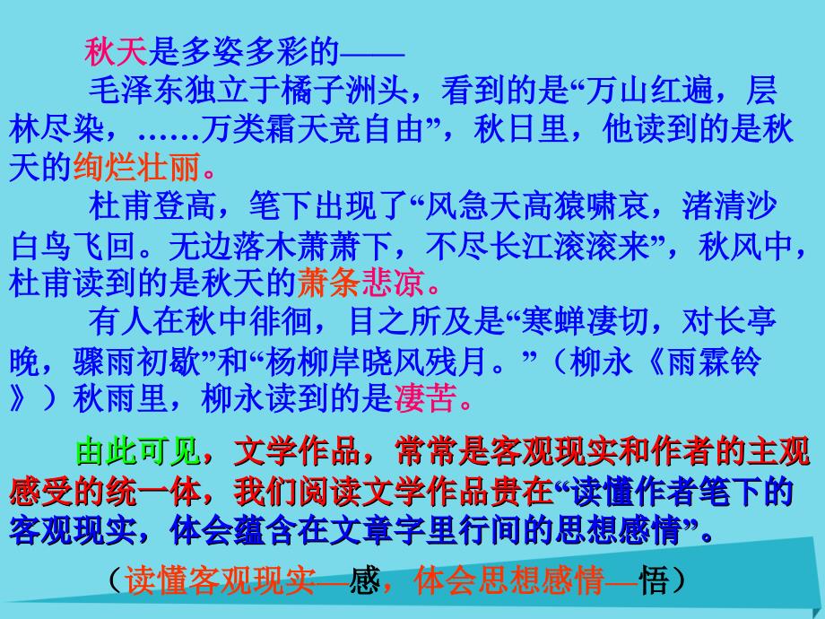 广东省汕头市金山中学2018年秋高中语文 2《故都的秋》课件 新人教版必修2_第2页