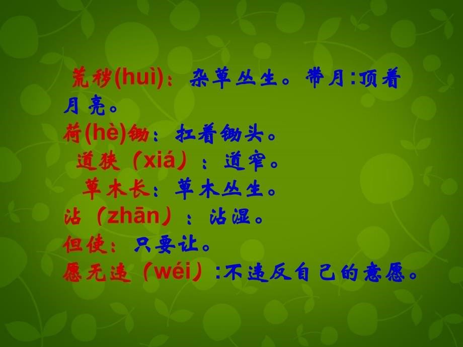 重庆市云阳县水口初级中学八年级语文上册《30 诗四首》课件 新人教版_第5页