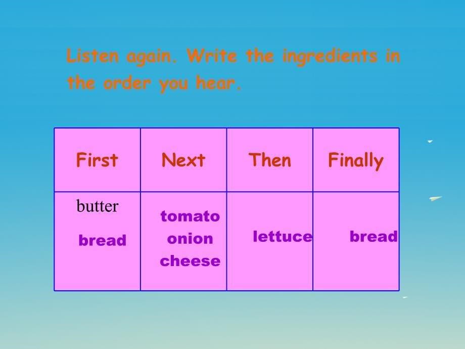 2018-2019年八年级英语上册 unit 8 how do you make a banana milk shake section b（1a-1e）课件 （新版）人教新目标版_第5页