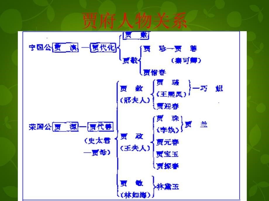 浙江省苍南县勤奋高级中学高中语文 第一单元 第1课《林黛玉进贾府》课件2_第5页