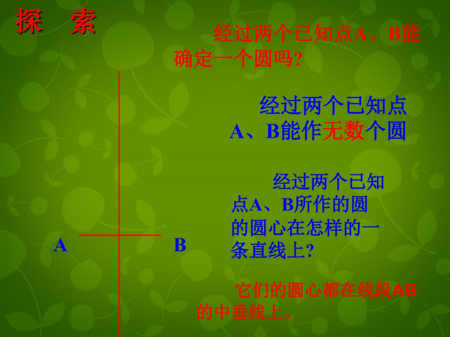 江苏省张家港市第一中学九年级数学上册 2.3 确定圆的条件课件2 （新版）苏科版_第4页