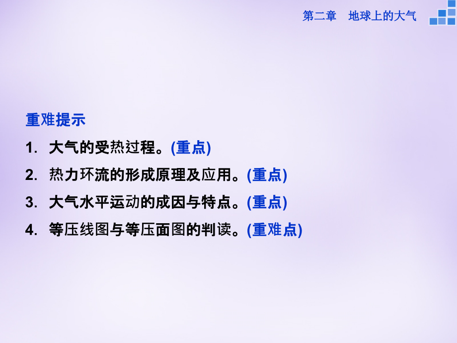 优化方案（新课标）2018届高考地理大一轮复习 第二章 第5讲 冷热不均引起大气运动课件_第4页