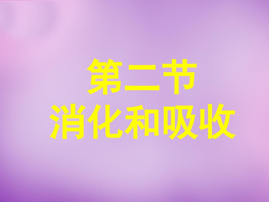 山东省文登市实验中学七年级生物下册 2.2 消化和吸收课件3 新人教版_第1页