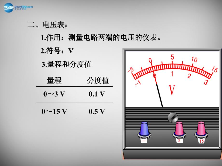 山东省临沂市蒙阴县第四中学九年级物理全册 14.5 测量电压课件1 （新版）沪科版_第4页