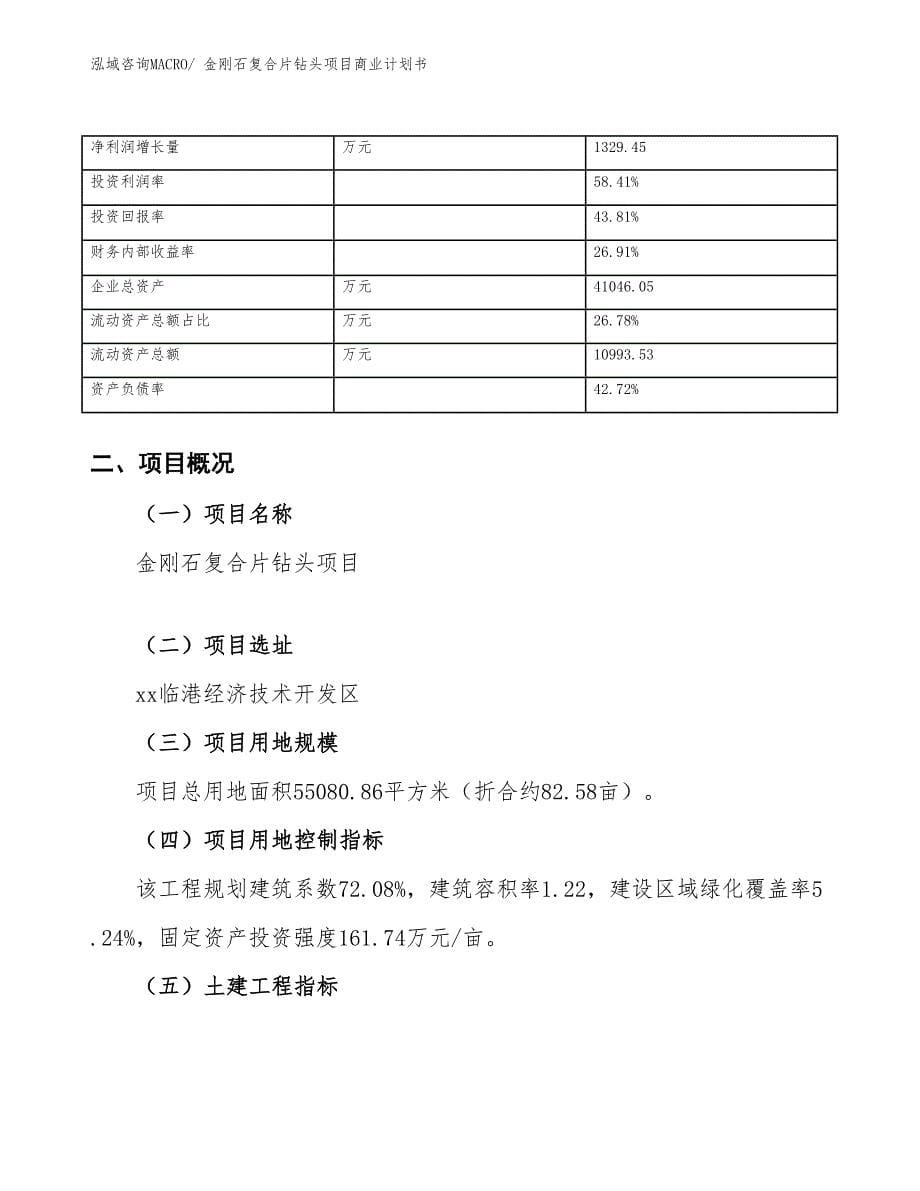 （项目计划）金刚石复合片钻头项目商业计划书_第5页