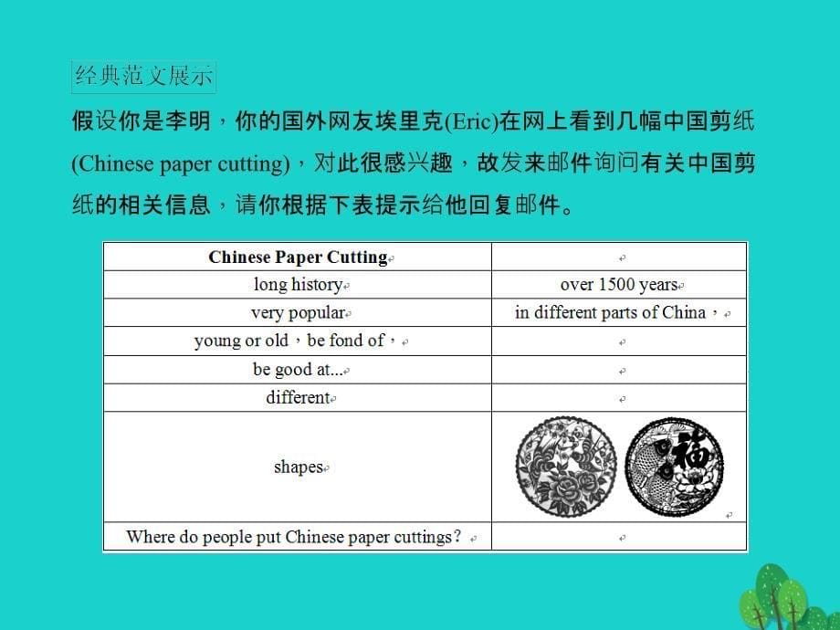 2018年秋九年级英语全册 unit 5 what are the shirts made of section b（3a-3b）同步作文指导课件 （新版）人教新目标版_第5页