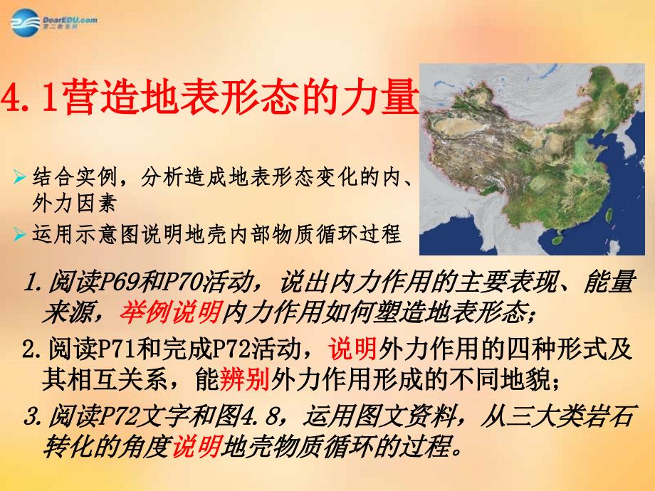 河南省郑州市中牟县第二高级中学高中地理《4.1 营造地表形态的力量》课件 新人教版必修1_第2页