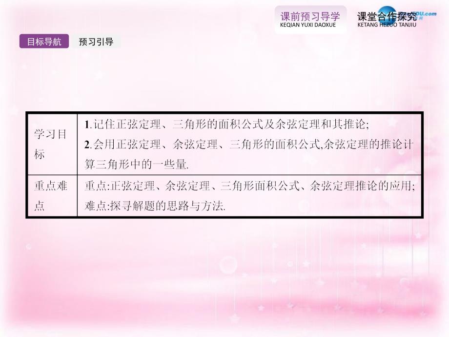 2018高中数学 1.2.2 三角形中的几何计算课件 新人教a版必修5_第2页