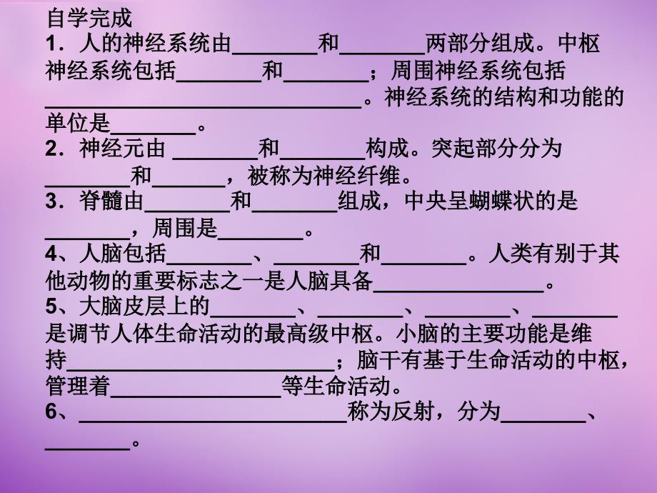 甘肃省七年级生物下册 12.2 神经调节课件 苏教版_第2页