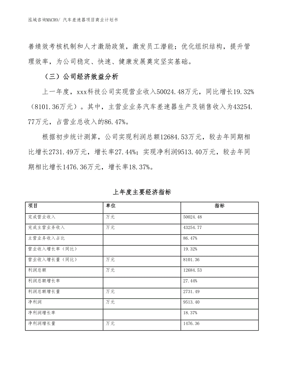 （融资）汽车差速器项目商业计划书_第3页