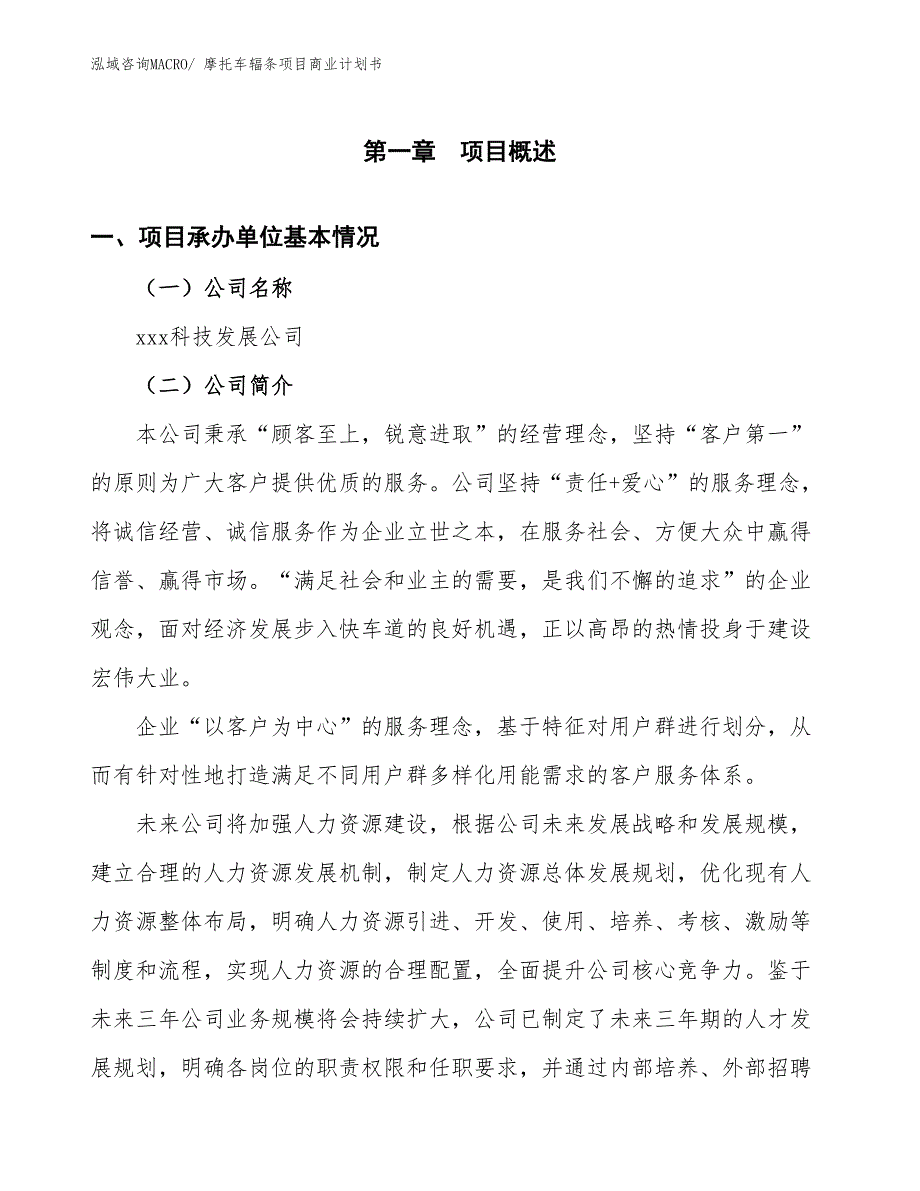 （项目说明）摩托车辐条项目商业计划书_第3页