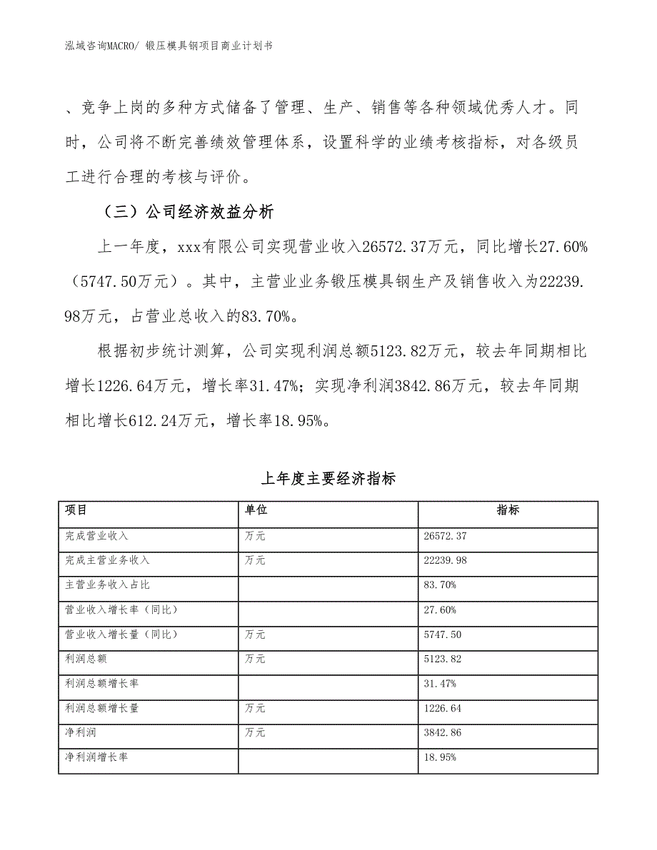 （创业）锻压模具钢项目商业计划书_第3页