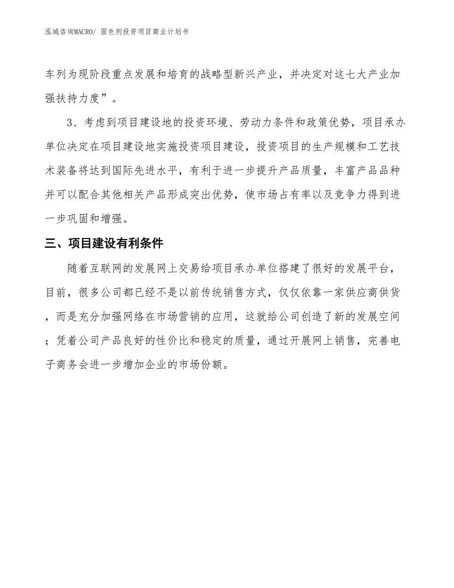 （参考）固色剂投资项目商业计划书_第5页