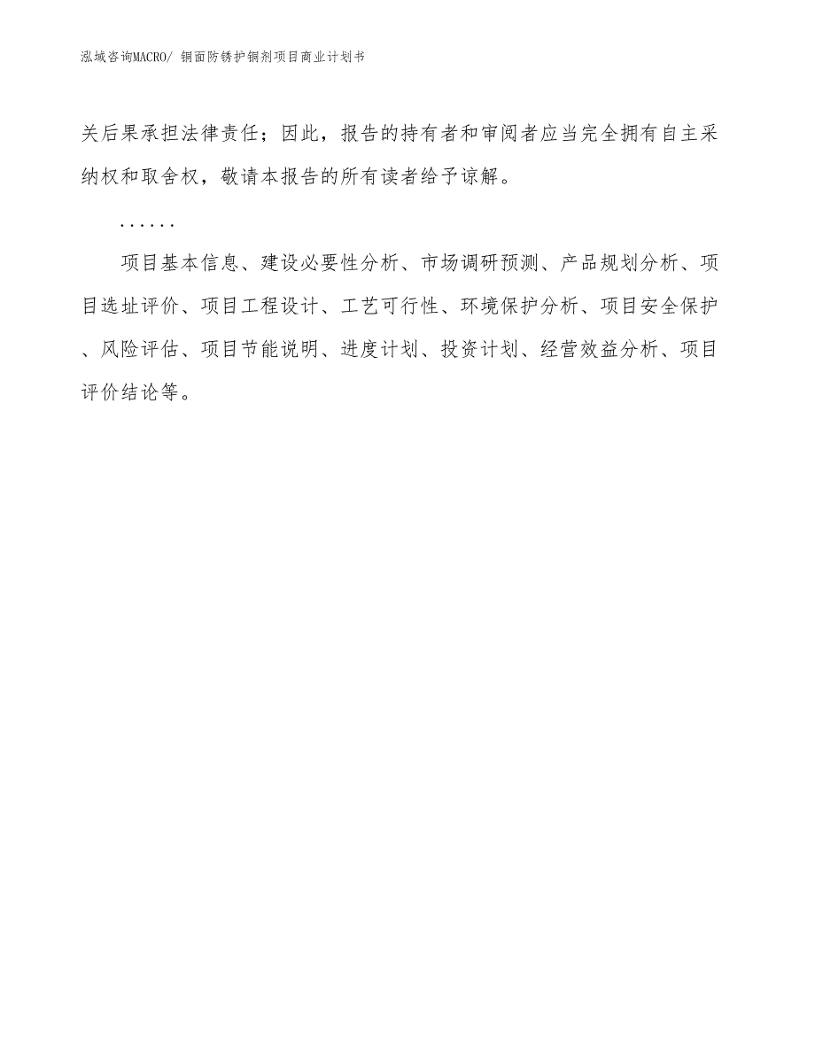 （项目说明）铜面防锈护铜剂项目商业计划书_第2页