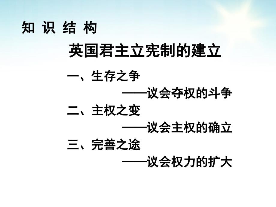 河南省开封市高中历史 第三单元 第7课 英国君主立宪制的建立课件 新人教版必修1_第3页