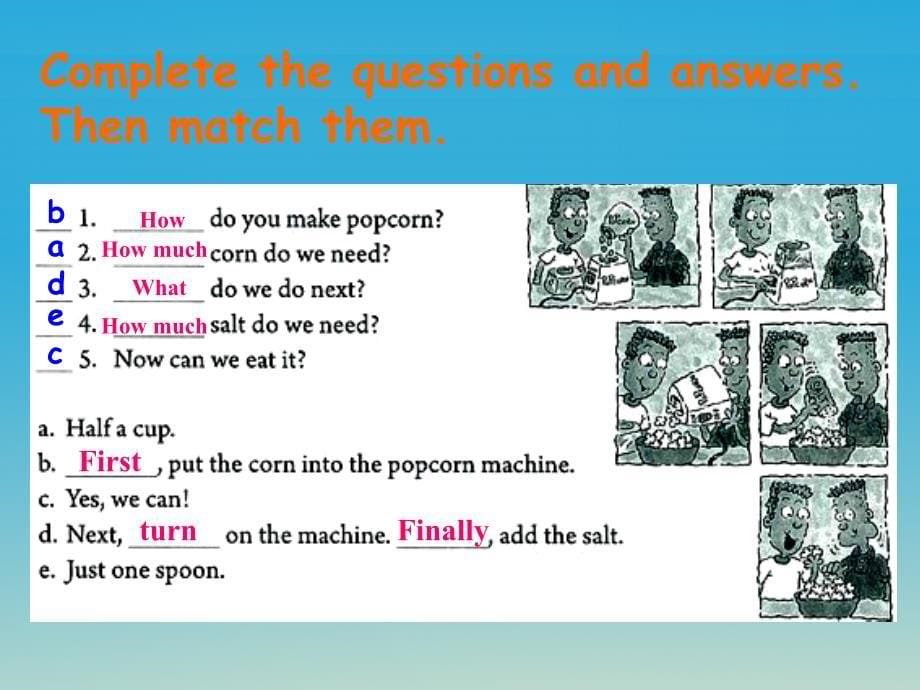 2018-2019年八年级英语上册 unit 8 how do you make a banana milk shake section a（grammar focus-3c）课件 （新版）人教新目标版_第5页