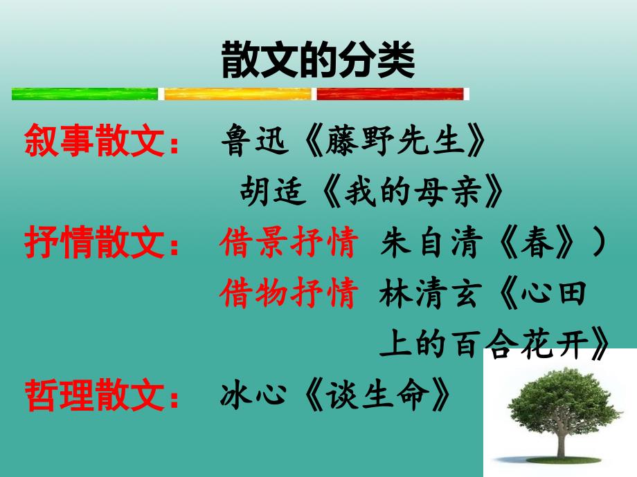 山东省淄博市周村区萌水中学九年级语文上册 散文阅读指导课件 鲁教版（五四学制）_第4页