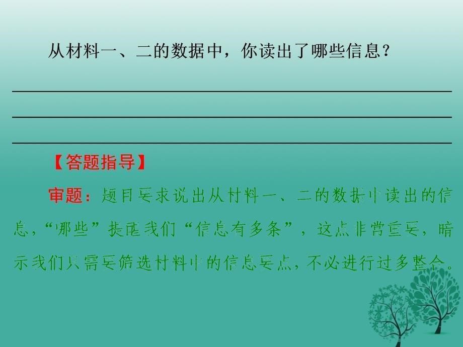 2018年中考语文复习 第一篇 专题七 语言运用 第四节 材料探究课件_第5页