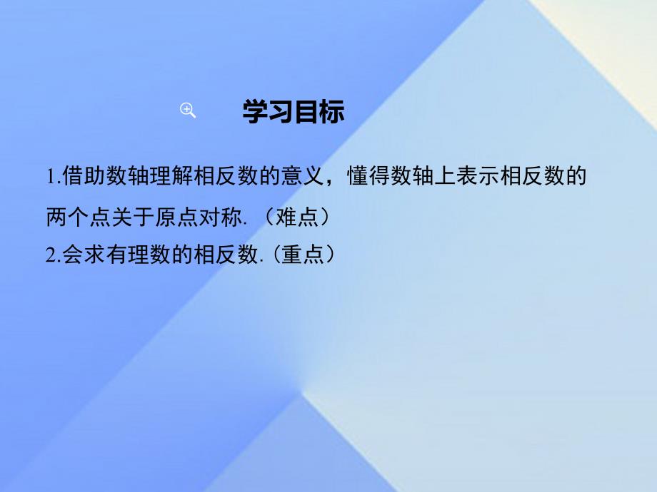 2018年秋七年级数学上册 1.2.3 相反数教学课件 新人教版_第2页