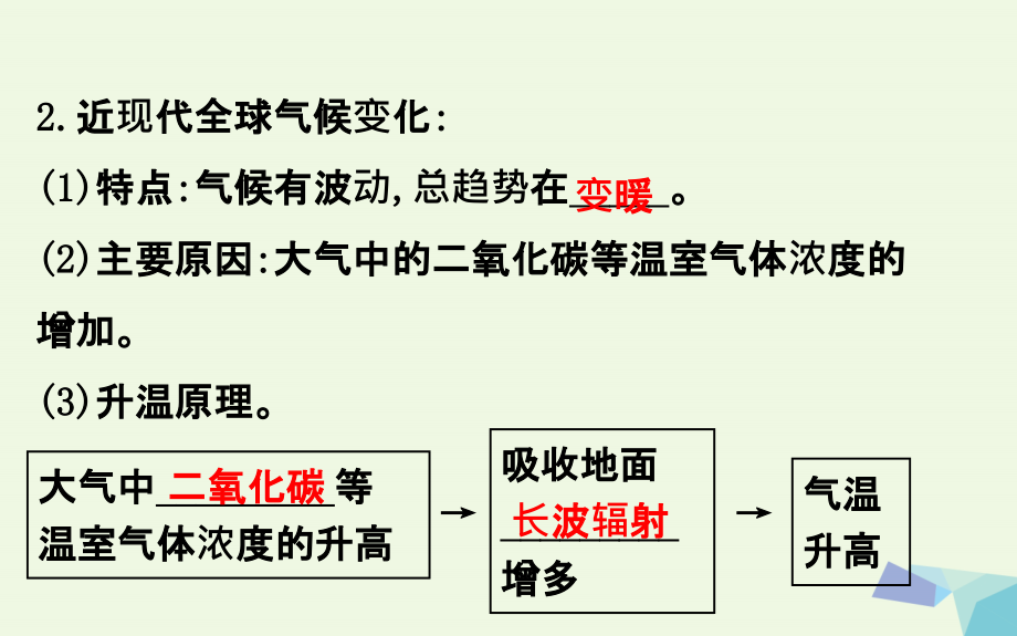 （教师用书）2018届高考地理一轮 全球气候变化与气候类型判断课件_第4页