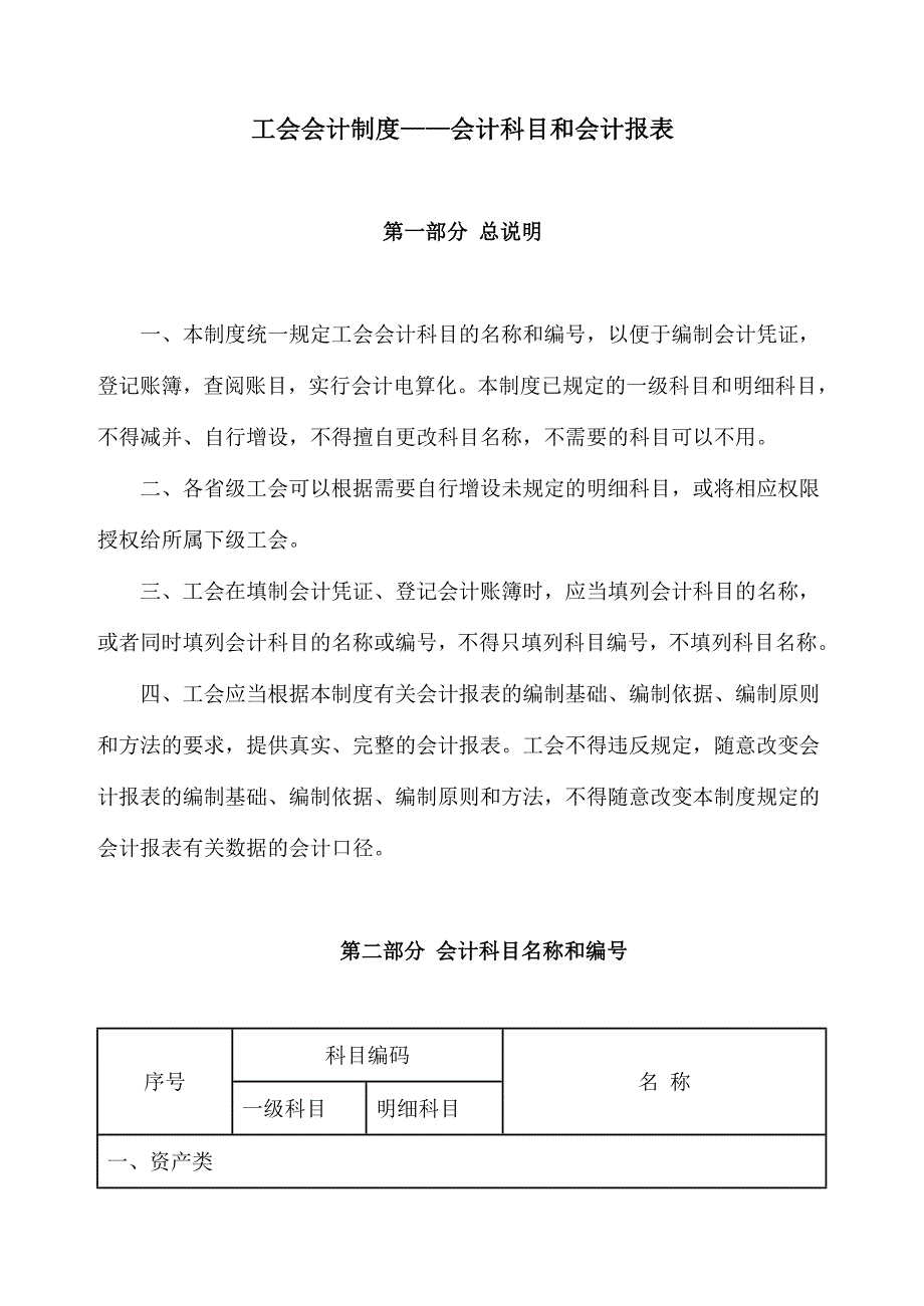 工会会计制度——会计科目和会计报表_2.doc_第1页