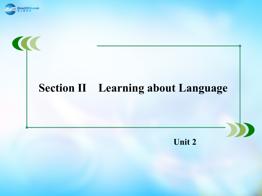 （新课标）2018年高中英语 unit 2 section 2 learning about language 课件 新人教版必修5_第2页