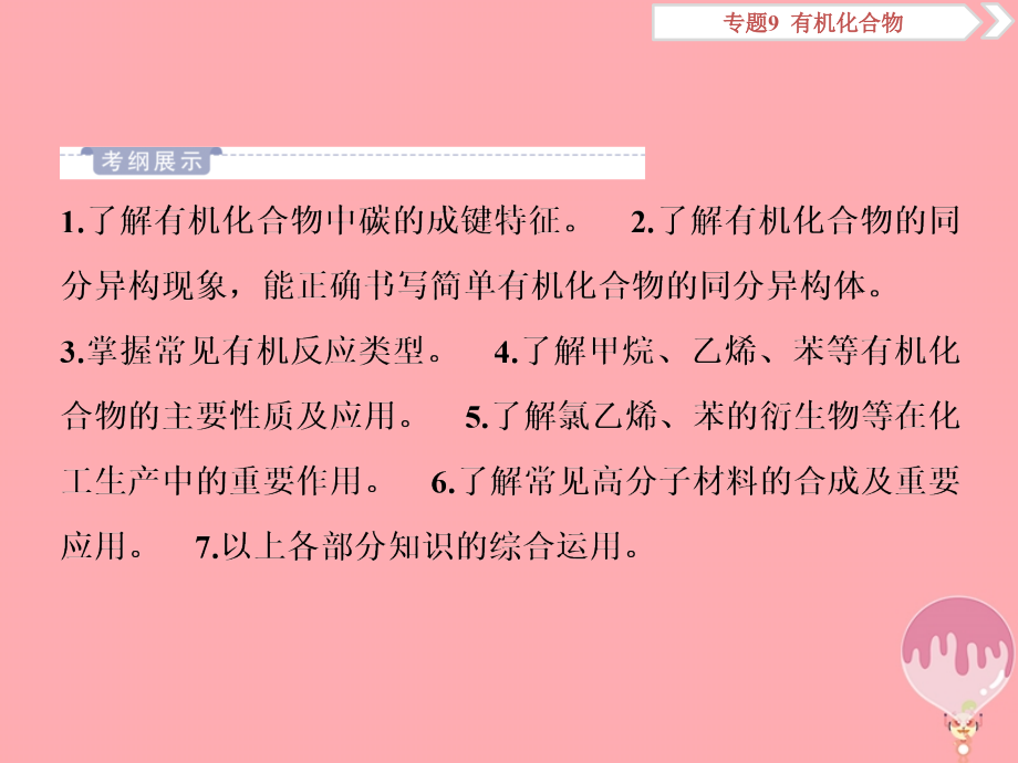 2019届高考化学总复习专题9有机化合物第一单元化石燃料与有机化合物课件苏教版_第3页