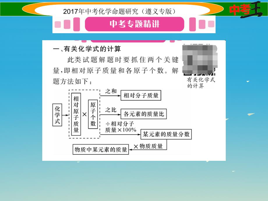 （遵义专版）2018中考化学命题研究 第二编 重点题型突破篇 专题七 常见的化学计算（精讲）课件_第2页